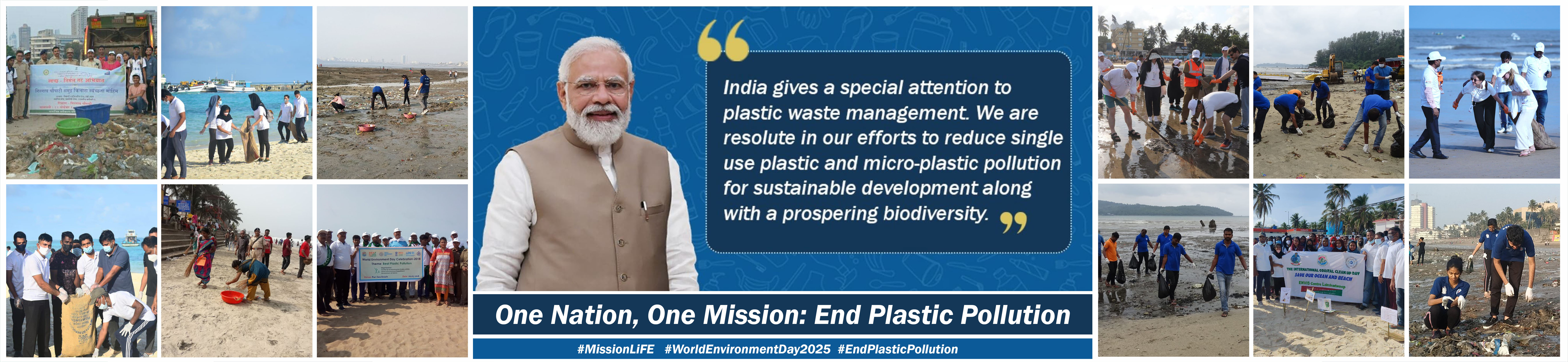ONE NATION, ONE MISSION : END PLASTIC POLLUTION